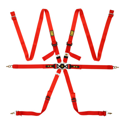 OMP Racing Harness ONE 2" Versa Endurance Safety Belts Saloon Pull Down FHR FIA