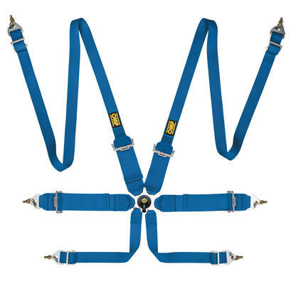 OMP Racing Harness FIRST 3+2" Pull Up 6-Point Entry Level Safety Belts FHR FIA