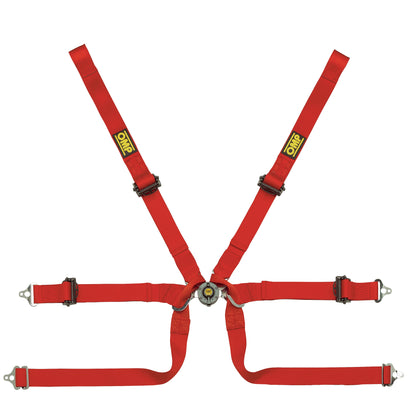 OMP Racing Harness TECNICA 2 FORMULA Safety Belts 6-Point FHR ONLY FIA 8853-2016