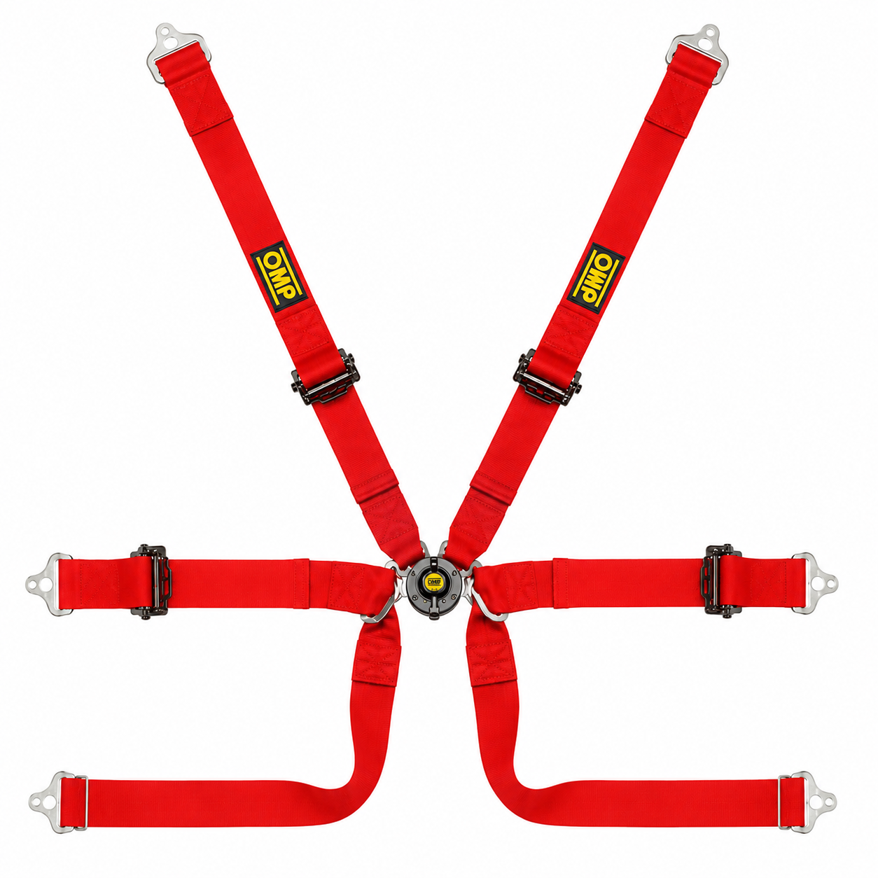 OMP Racing Harness TECNICA 2 FORMULA PULL UP Safety Belts 6-Point FHR FIA 8853-2016