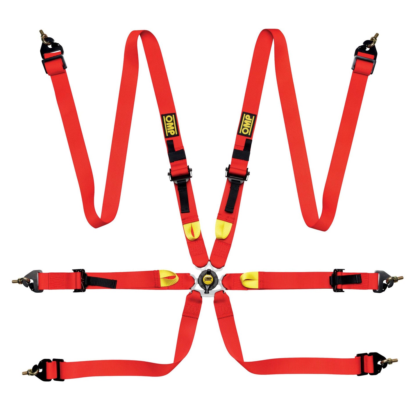 OMP Racing Harness FIRST 2" Pull Up Entry Level Safety Belts 6-Point FHR FIA