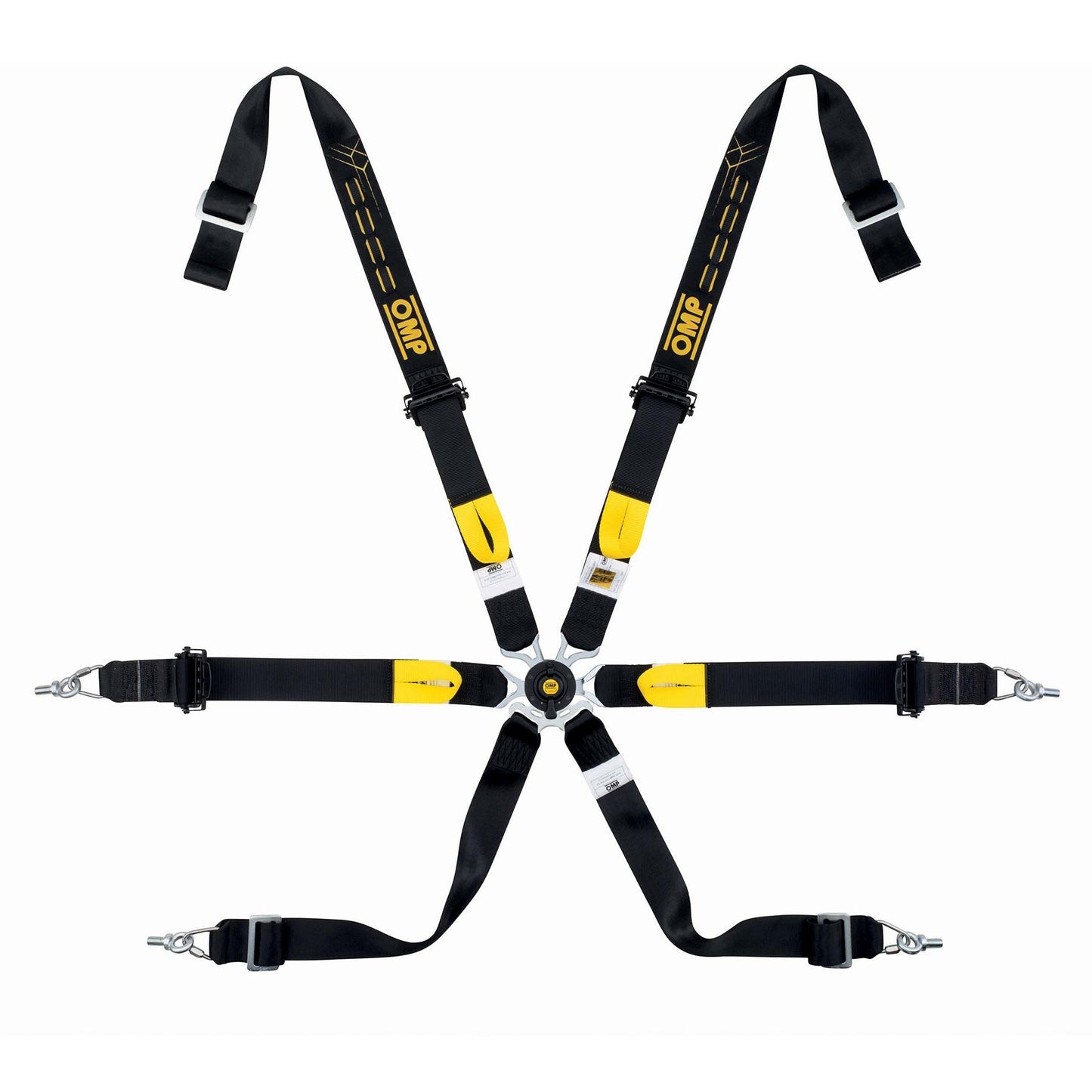OMP Racing Harness Belts ONE 2" WRC SALOON PULL UP 6-Point FHR FIA 8853-2016