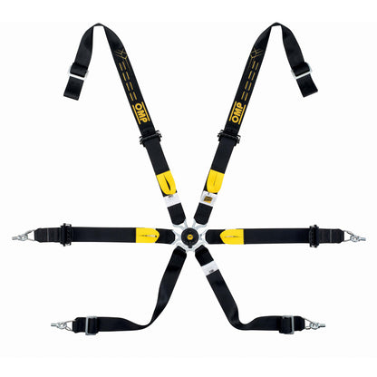 OMP Racing Harness Belts ONE 2" WRC SALOON PULL UP 6-Point FHR FIA 8853-2016