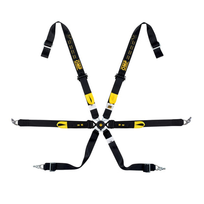 OMP Racing Harness Belts ONE 2" WRC SALOON PULL UP 6-Point FHR FIA 8853-2016