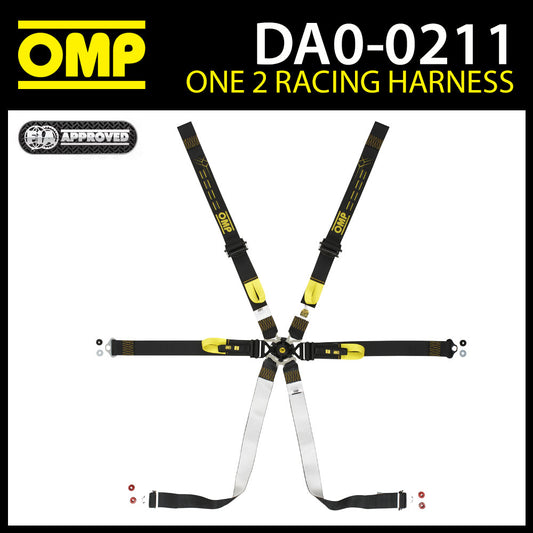 OMP Safety Harness Belts ONE 2" Endurance Pull Down Type Racing FIA Motorsport