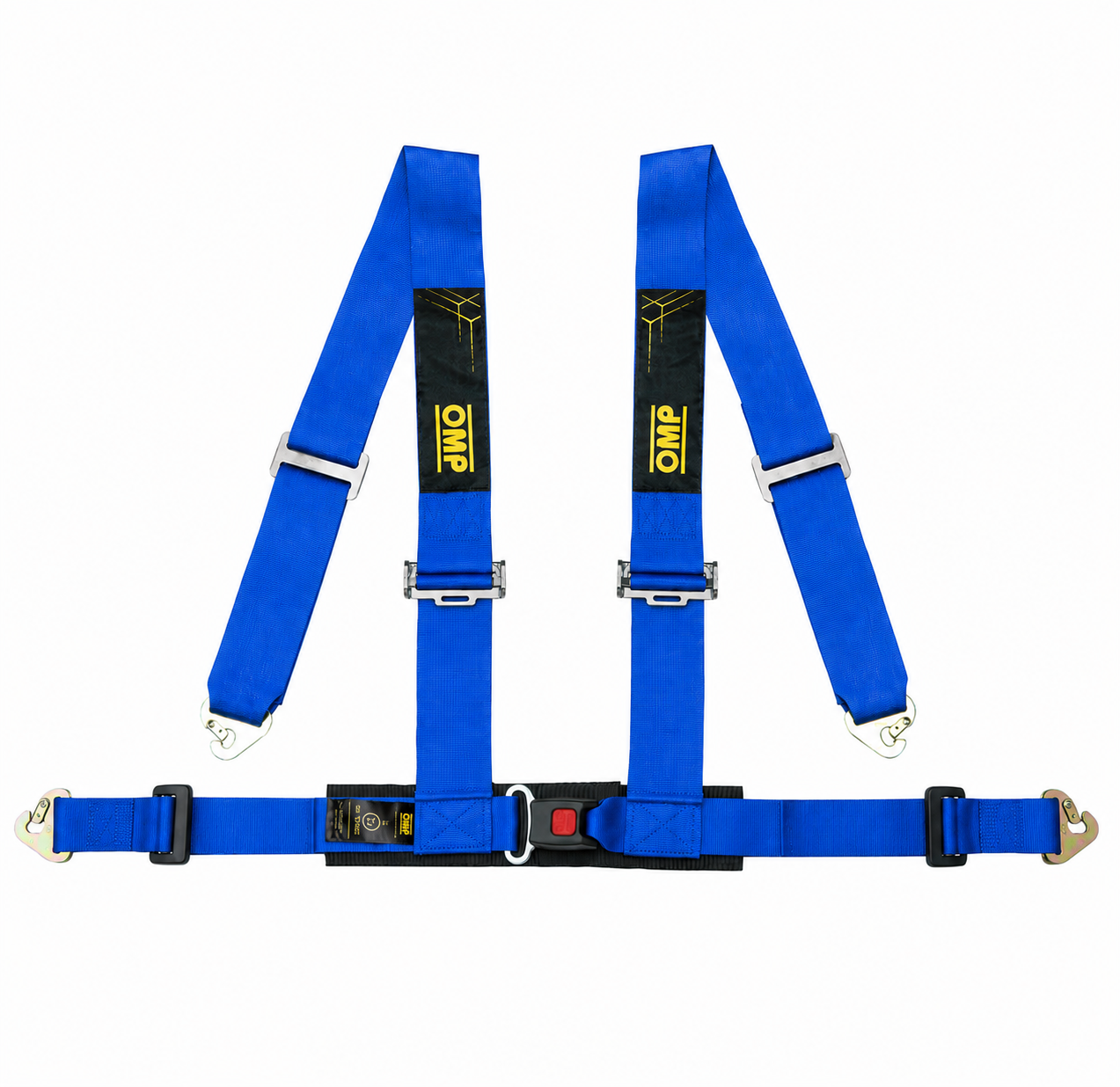 DA0-0508 OMP RACING 4M Safety Harness 4-Point 3" Road Seat Belts ECE R16-08 SPEC