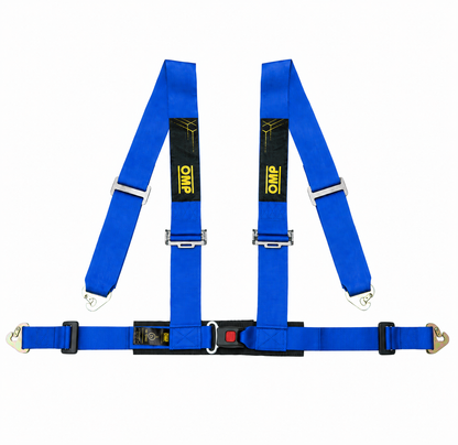 DA0-0508 OMP RACING 4M Safety Harness 4-Point 3" Road Seat Belts ECE R16-08 SPEC