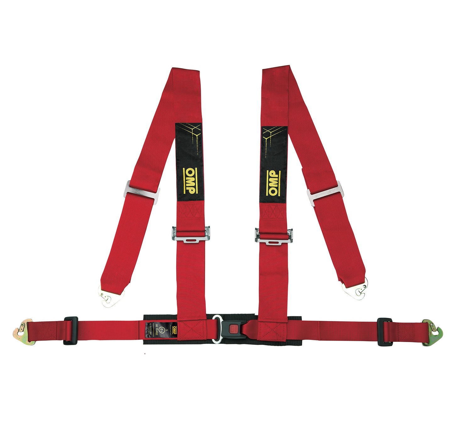 DA0-0508 OMP RACING 4M Safety Harness 4-Point 3" Road Seat Belts ECE R16-08 SPEC