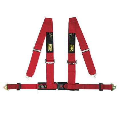 DA0-0508 OMP RACING 4M Safety Harness 4-Point 3" Road Seat Belts ECE R16-08 SPEC