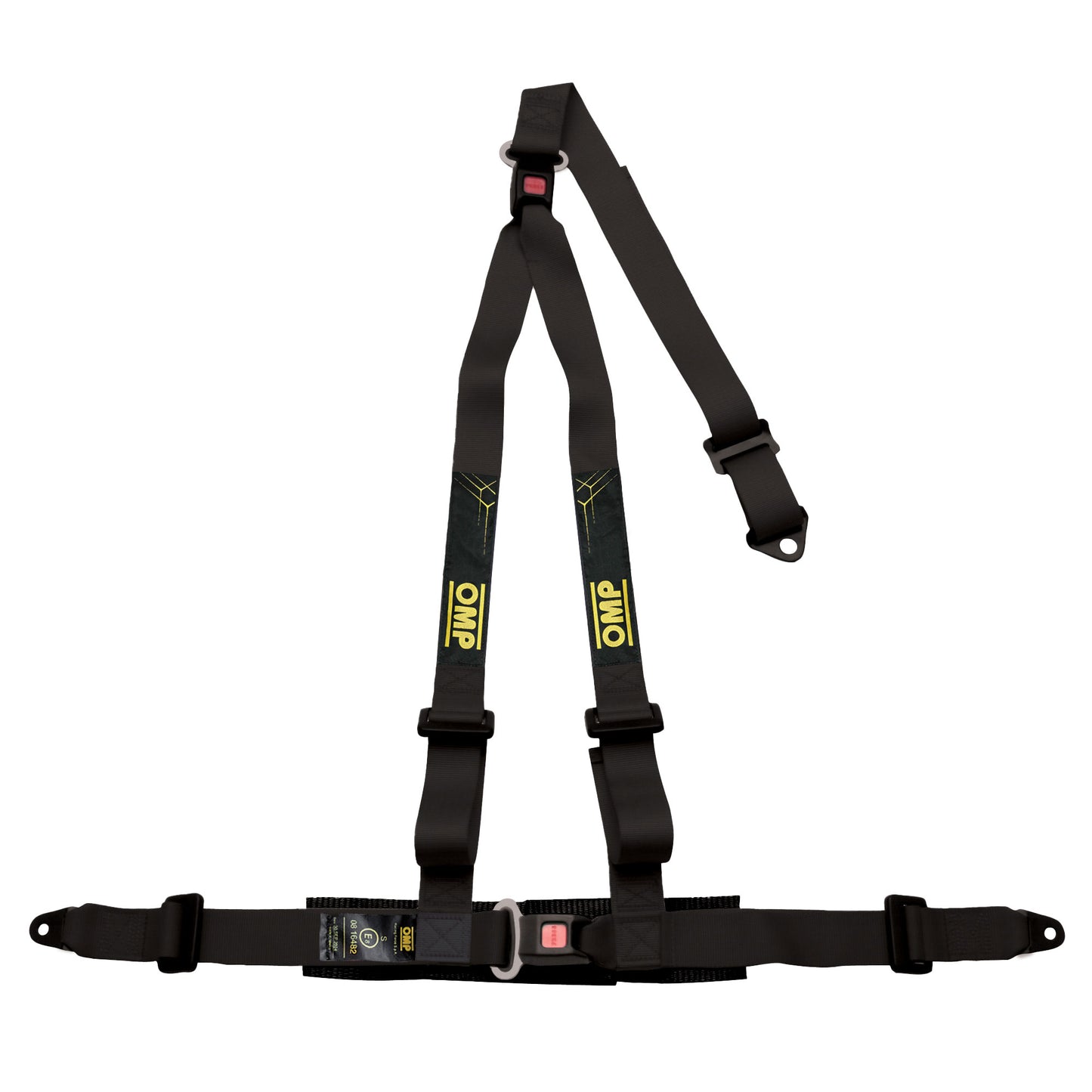 DA0-0509 OMP STRADA 3 Safety Harness 3-Point 2" Road Seat Belts ECE R16-08 Spec