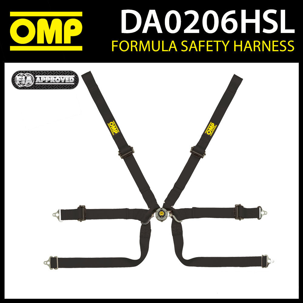 OMP FORMULA HARNESS 0206 HSL FIA für EINSITZER-RENNWAGEN