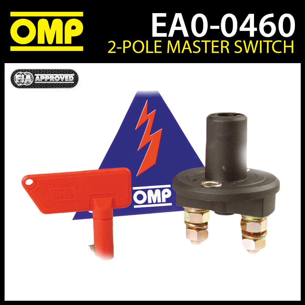 EA/460 OMP Master Switch 2 Pole To Disconnect Battery - FIA Approved for Racing!