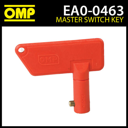 Clé rouge de rechange OMP EA/463 pour commutateur principal OMP EA/460