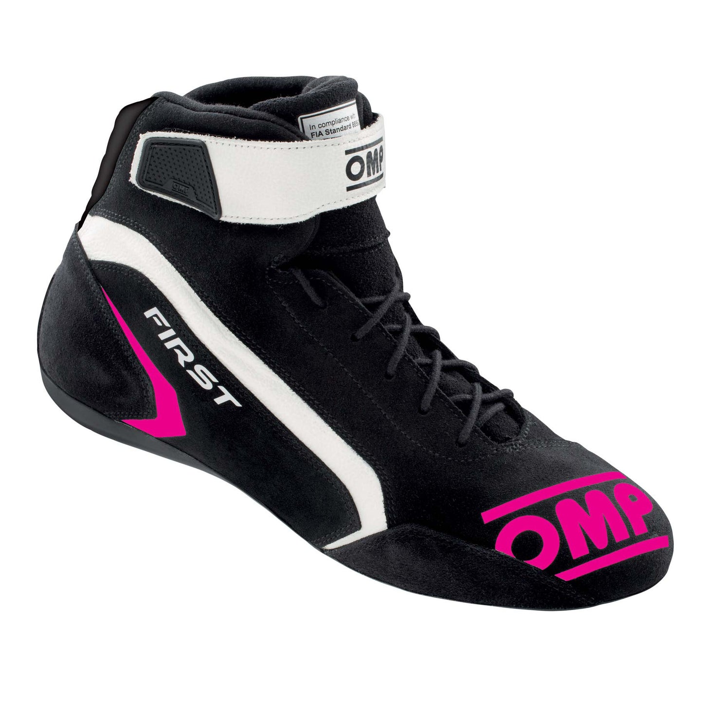 OMP First Race Boots Entry Level Model Leather Fireproof FIA 8856-2018 Approved