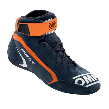 OMP First Race Boots Entry Level Model Leather Fireproof FIA 8856-2018 Approved
