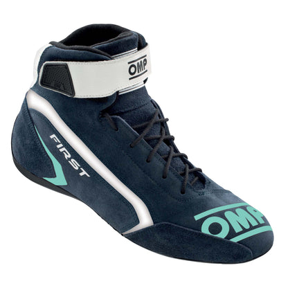 OMP First Race Boots Entry Level Model Leather Fireproof FIA 8856-2018 Approved