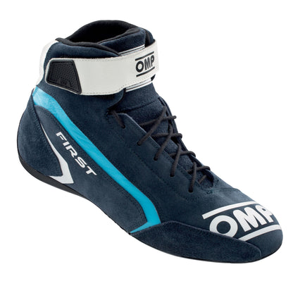 OMP First Race Boots Entry Level Model Leather Fireproof FIA 8856-2018 Approved