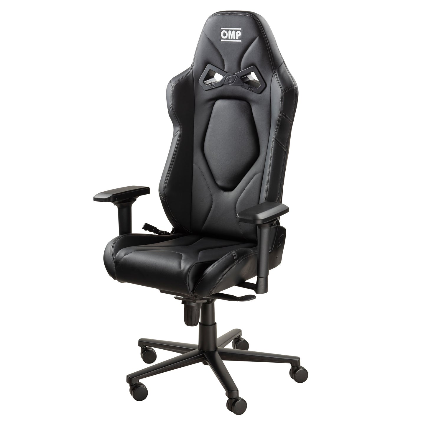 OMP GS Office Chair on Wheeled Base Gaming Seat Vinyl Fabric in 4 New Colours!