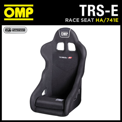 SIÈGE BAC OMP TRS-E NOIR RACE RALLY MODÈLE FIA D'ENTRÉE DE GAMME LE PLUS VENDU D'OMP