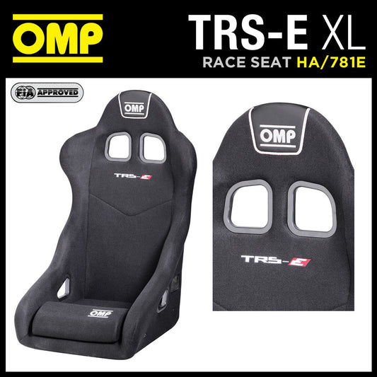 SIÈGE DE COURSE HA/781E OMP TRS-E XL VERSION SPÉCIALE EXTRA LARGE pour LES PLUS GRANDS CONDUCTEURS !