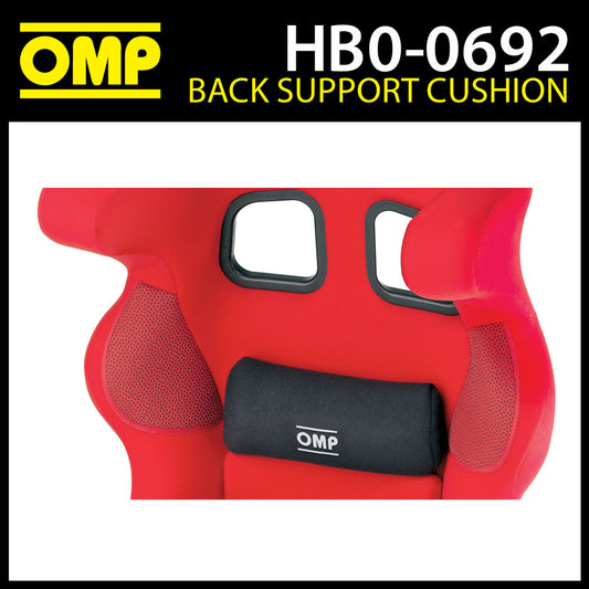 Coussin de soutien du dossier du siège de course OMP HB/692 (petit) pour plus de confort et de soutien