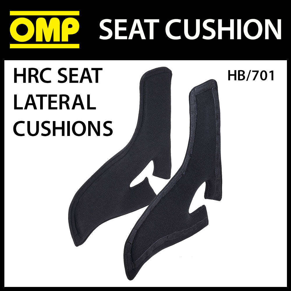 HB/701 OMP RACING SEAT SUPPORT CUSHIONS (SIZE S) LATERAL PAIR FOR OMP RACE SEATS
