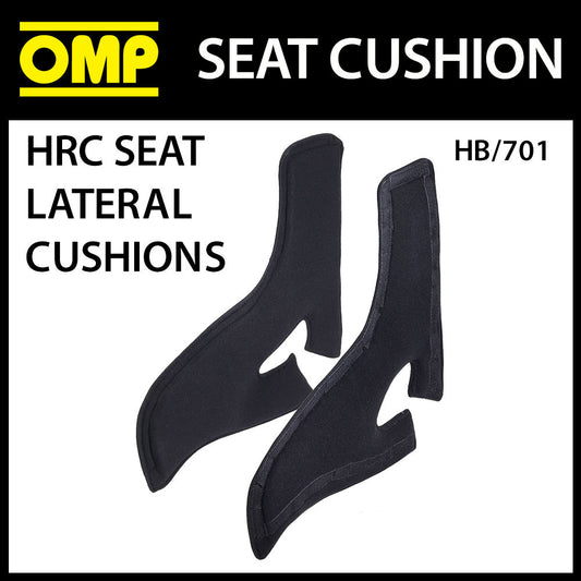 HB/701 OMP RACING SEAT SUPPORT CUSHIONS (SIZE S) LATERAL PAIR FOR OMP RACE SEATS