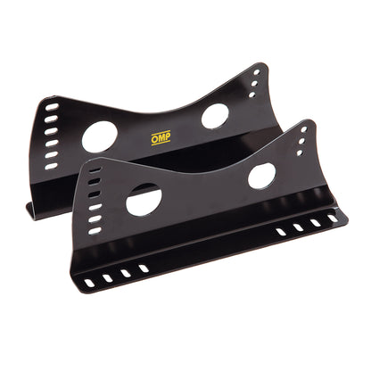 HC/731E OMP Racing Seat Mount Side Brackets Black Steel FIA Approved Spec