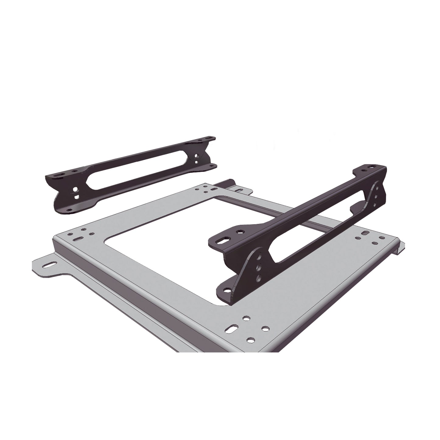 HC/858 OMP Seat Mount Bracket Spacer Multi-Adjustable Increases Seat Height