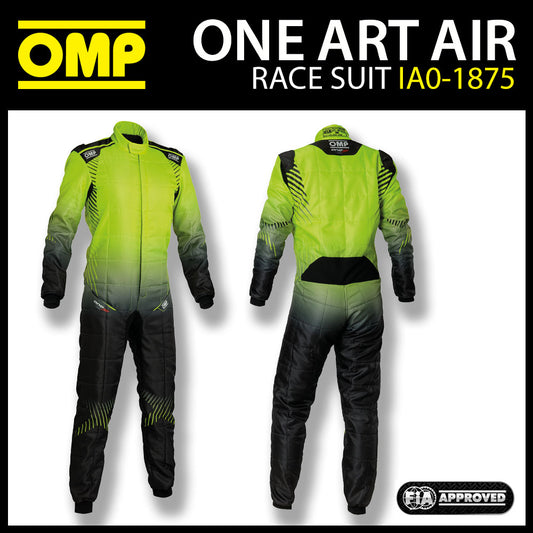 IA0-1875 OMP ONE ART Racing Driver Suit Fireproof Overalls FIA 8856-2018