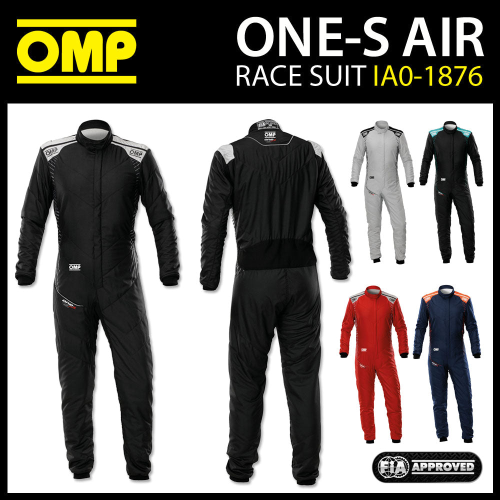 IA0-1876 OMP ONE-S AIR Racing Driver Suit Fireproof Overalls FIA 8856-2018