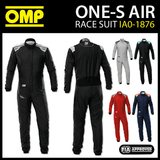 IA0-1876 OMP ONE-S AIR Racing Driver Suit Fireproof Overalls FIA 8856-2018