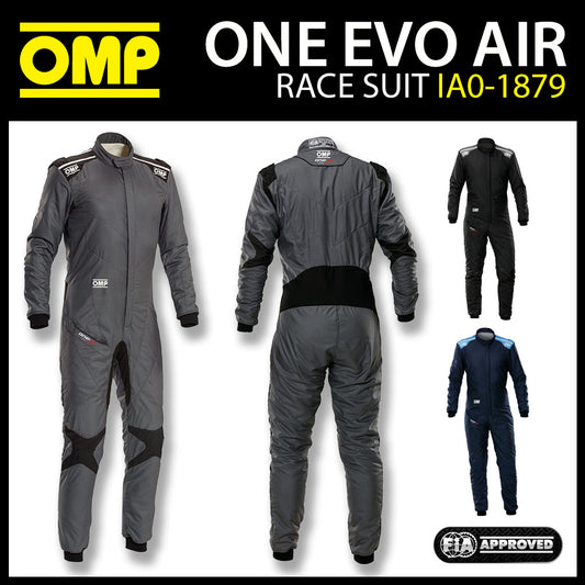 IA0-1879 OMP ONE EVO AIR Racing Driver Suit Fireproof Overalls FIA 8856-2018