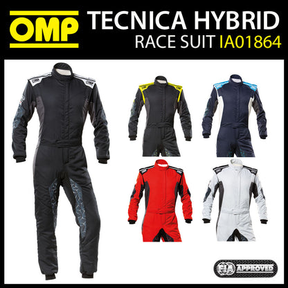 OMP Tecnica Hybrid Race Suit Fireproof Overalls Race Rally Motorsport Racing FIA