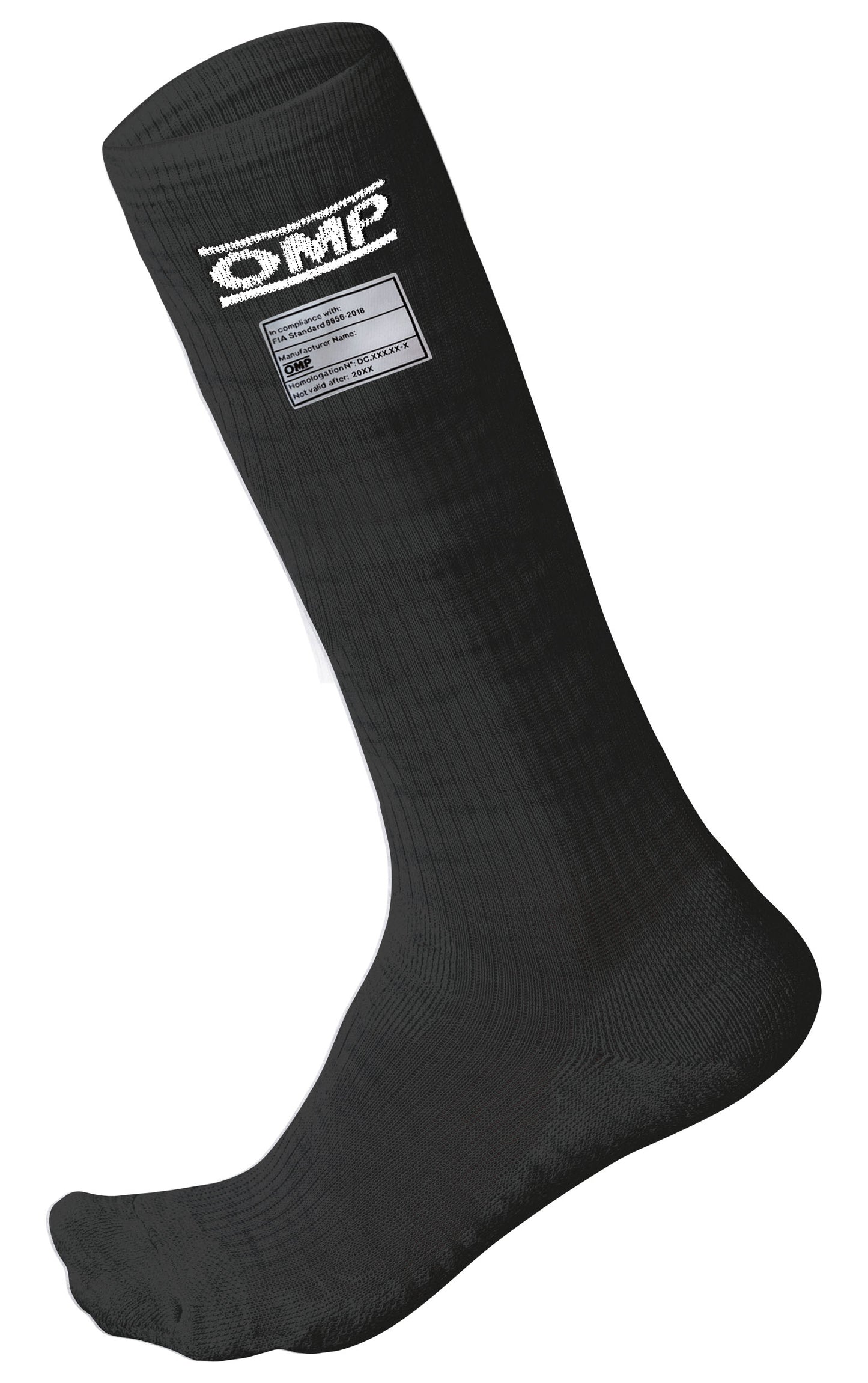 Chaussettes OMP Racing One ignifuges pour sports mécaniques, rallye, FIA 8856-2018