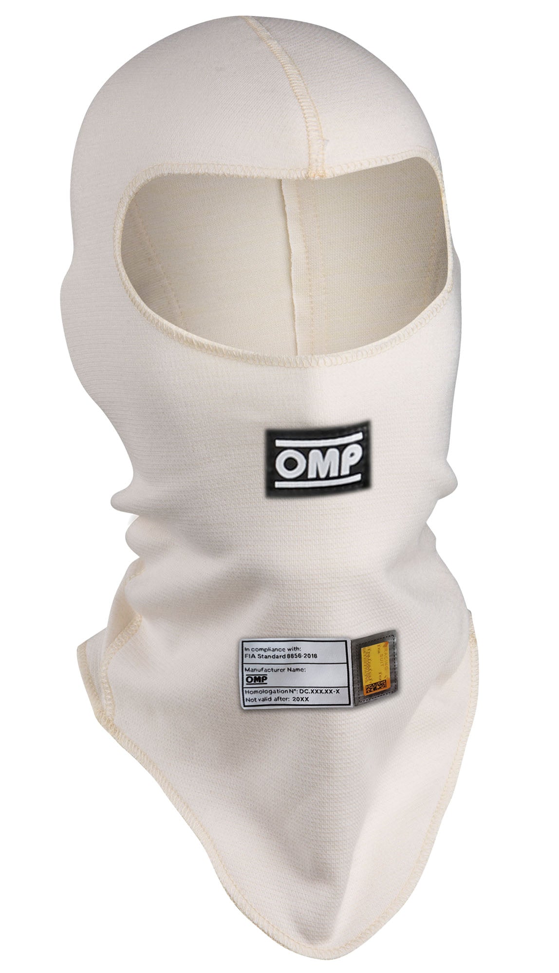 Première cagoule ignifuge OMP pour le sport automobile, le rallye et les courses d'entrée de gamme, homologuée FIA