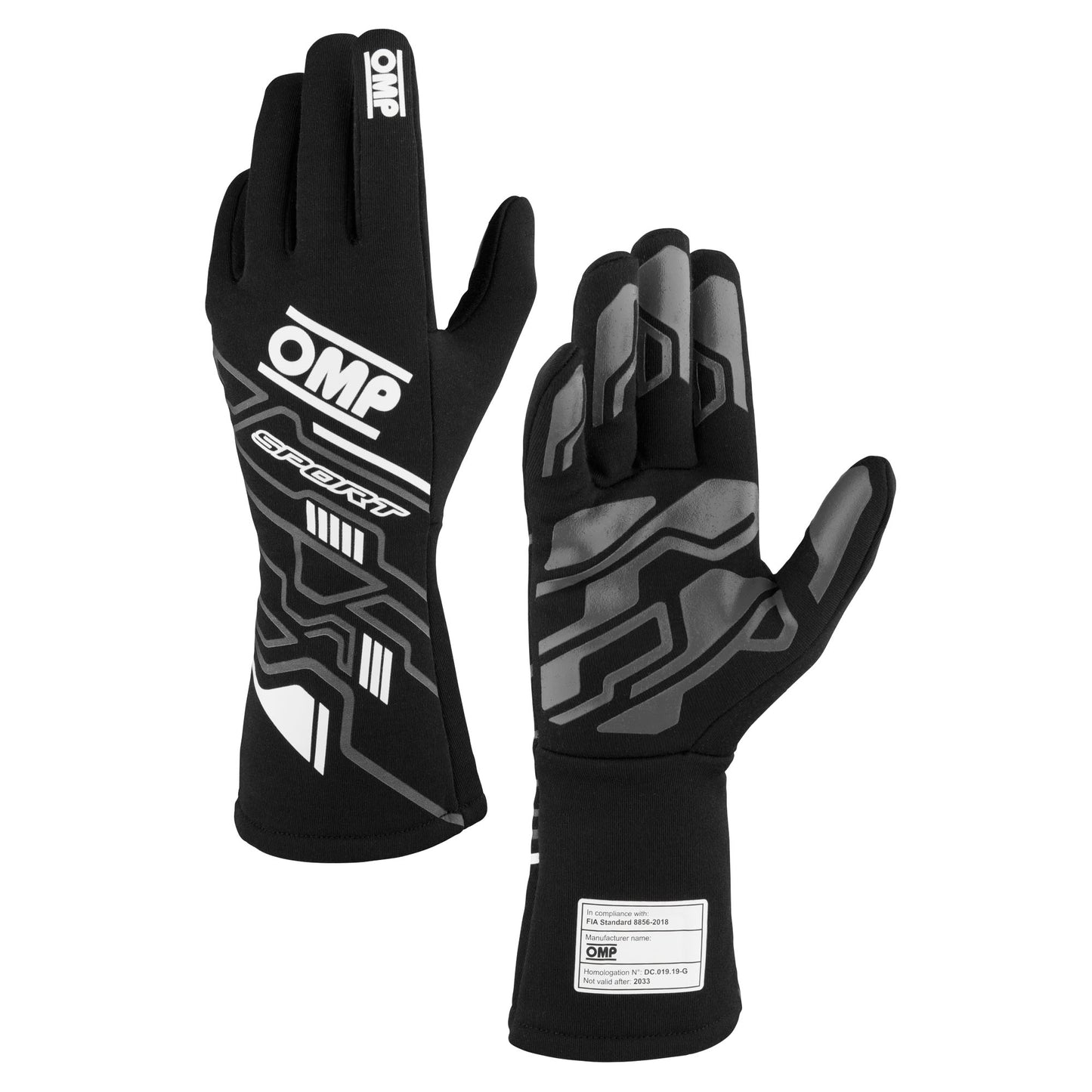 Gants de course OMP SPORT ignifuges FIA Motorsport Race Rally Track Nouveau design