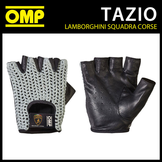 OMP Lamborghini Tazio Vintage Short Style Classic Car Driving Gloves Retro Style