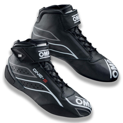 IC0-0822 OMP ONE-S Racing Driver Boots Shoes Fireproof FIA 8856-2018 Race Rally