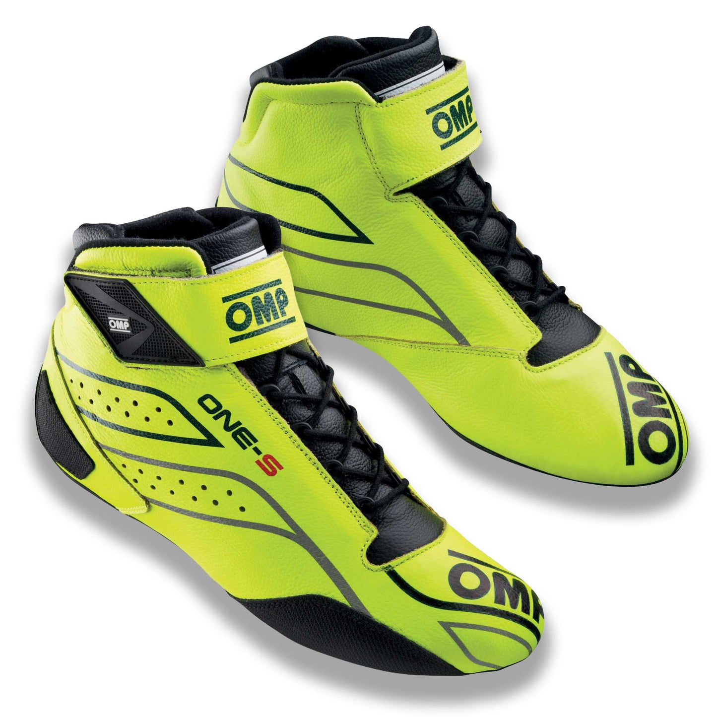 IC0-0822 OMP ONE-S Racing Driver Boots Shoes Fireproof FIA 8856-2018 Race Rally