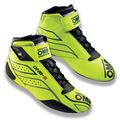 IC0-0822 OMP ONE-S Racing Driver Boots Shoes Fireproof FIA 8856-2018 Race Rally