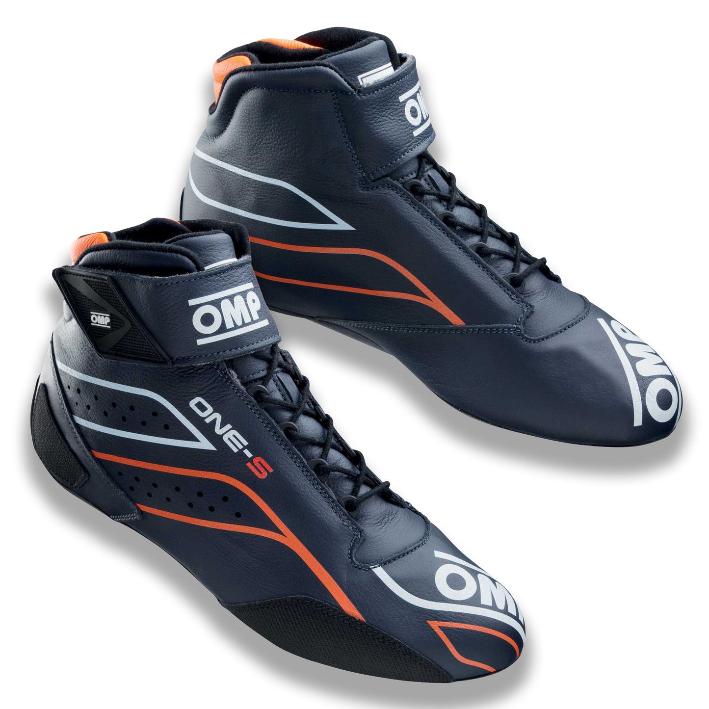 IC0-0822 OMP ONE-S Racing Driver Boots Shoes Fireproof FIA 8856-2018 Race Rally