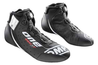 Bottes de course haut de gamme OMP Evo XR en cuir ignifuge FIA ​​8856-2018 Rallye de course