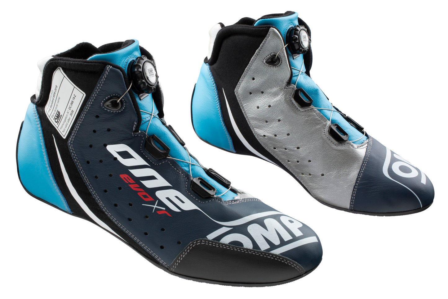 Bottes de course haut de gamme OMP Evo XR en cuir ignifuge FIA ​​8856-2018 Rallye de course