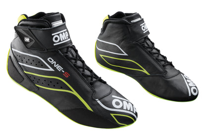 Bottes de course professionnelles OMP One-S Design moderne de qualité supérieure Spécifications FIA 8856-2018