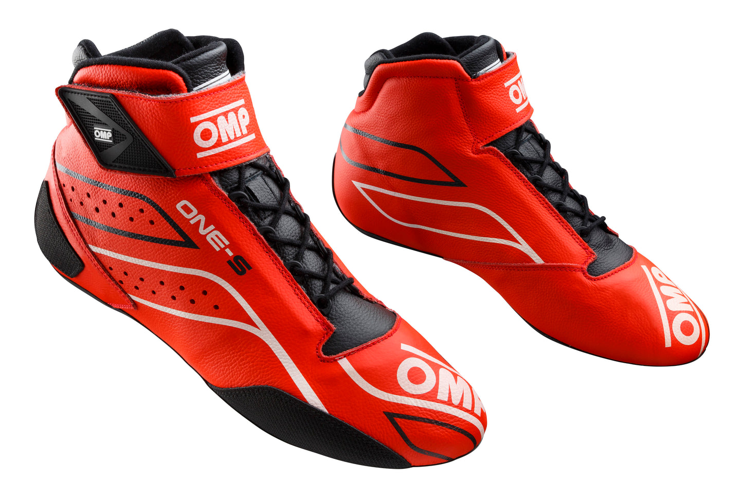 Bottes de course professionnelles OMP One-S Design moderne de qualité supérieure Spécifications FIA 8856-2018