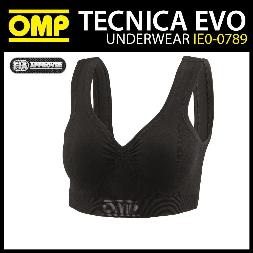 Soutien-gorge Bralette pour femme OMP Tecnica Evo Sous-vêtements ignifuges pour femmes FIA 8856-2018