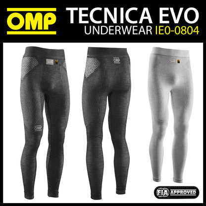 IE0-0804 OMP TECNICA EVO Fireproof Underwear Bottoms Pants FIA Racing Rally