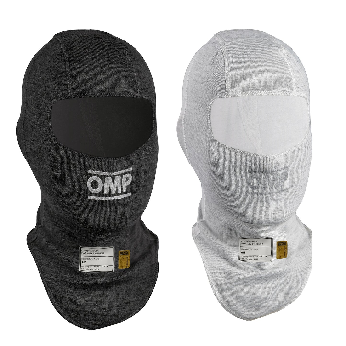 IE0-0805 OMP TECNICA EVO Fireproof Balaclava FIA Approved Race Rally Motorsport