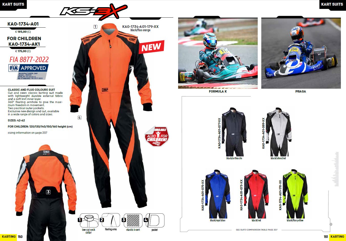 Speed DETROIT 2.0 Kart Overall Zwart-Wit-Rood Speed DETROIT 2.0 Kart Overall Zwart-Wit-Rood